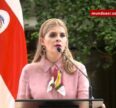 Laura Fernández durante conferencia de prensa sobre CACCO, carretera San José–San Ramón y asuntos políticos